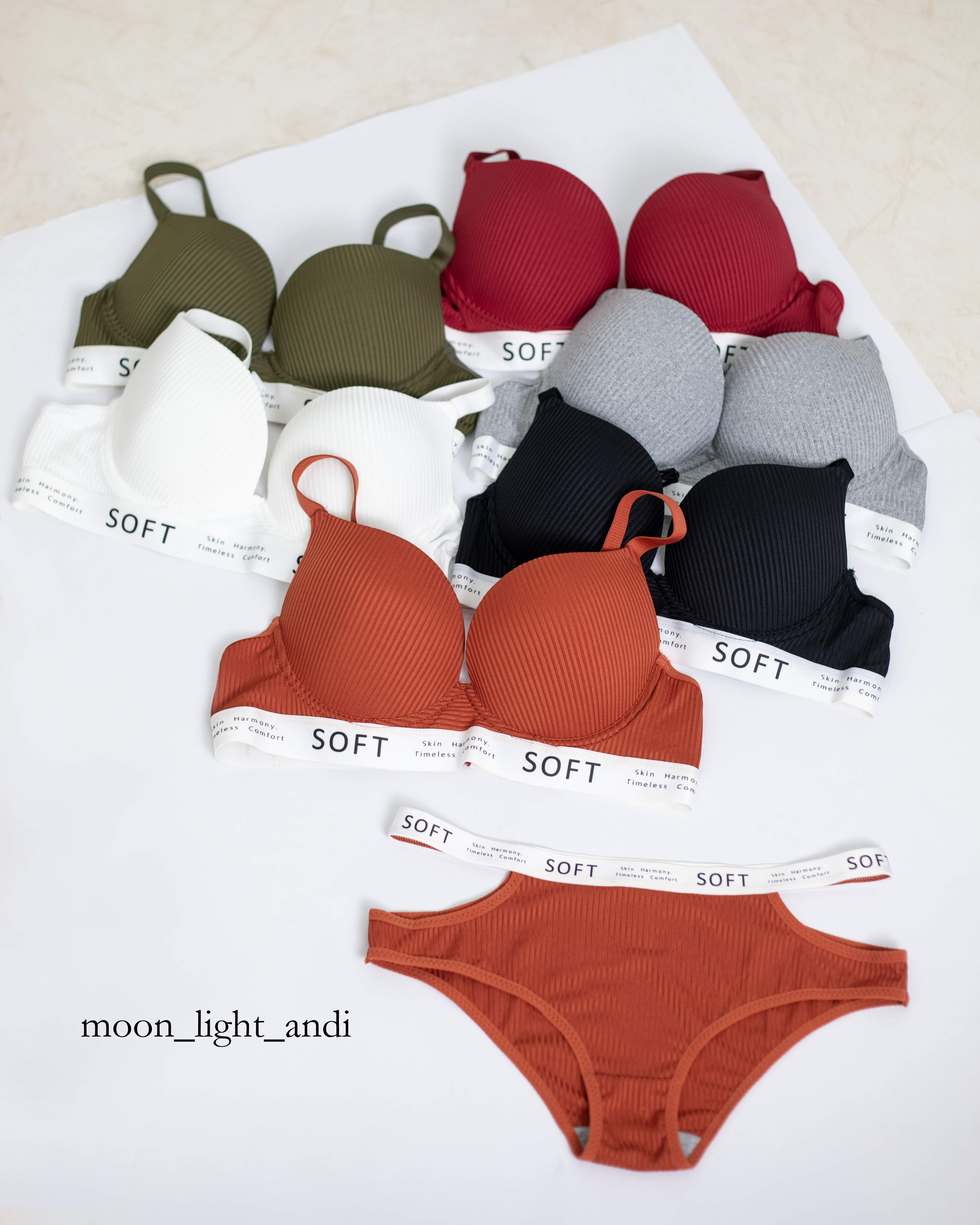 ست شورت و سوتین کبریتی SOFT 456